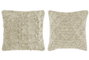 DKD Home Decor Cojín Algodón Poliéster 45x10x45 Surtido Verde Menta