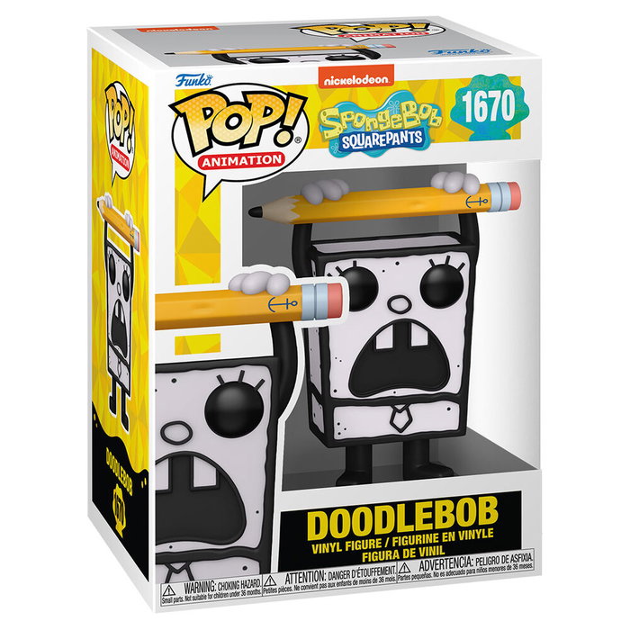 Funko POP Vinyl Bob Esponja Doodlebob - Figura de Vinilo de 9cm en Caja Regalo