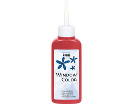 Kreul Pintura vidrio WINDOW COLOR rojo oscuro 80ml
