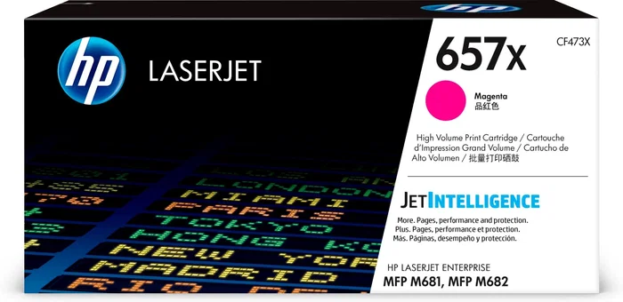 HP 657X Cartucho de tóner Original LaserJet Magenta (CF473X) de alta capacidad