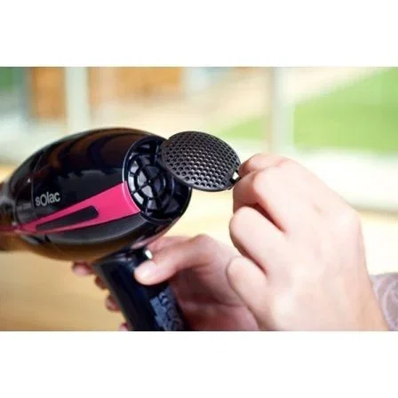 SECADOR DE PELO SOLAC SP7080 IONIC EXPERT LISSÉ 2200 - 2200W - 2 NIVELES POTENCIA - 3 NIVELES TEMPERATURA - FUNCIÓN IÓNICA - DIFUSOR PROFESIONAL