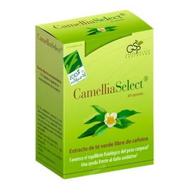 CIEN POR CIEN NATURAL Cameliaselect 60 Cap. Extracto Té Verde Libre Cafeína Antioxidante