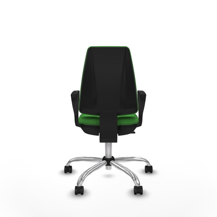 PIQUERAS Y CRESPO Silla de oficina Elche Verde con Brazos Fijos PIQUERAS Y CRESPO Silla de oficina Elche Verde con Brazos Fijos