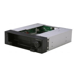 Icy Dock MB994SP-4S Bahía de disco duro 4x2.5 a 5.25 Negro Hot-Swap 6 Gbit/s