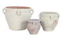 DKD Home Decor Set de 3 Ánforas de Terracota Colección JERBA