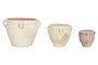 DKD Home Decor Set de 3 Ánforas de Terracota Colección JERBA
