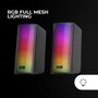 Mars Gaming MSRGB2 Altavoces Bluetooth con Iluminación RGB Full Mesh, 15W, Negro