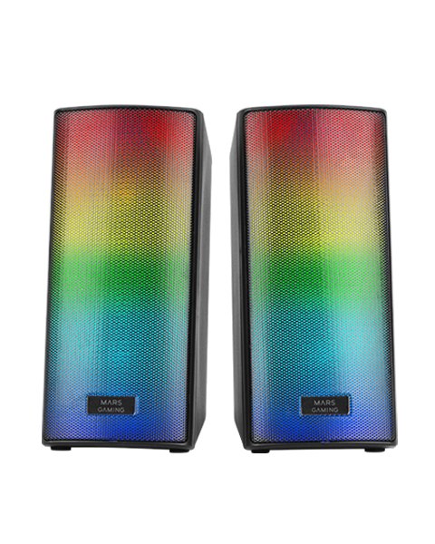 Mars Gaming MSRGB2 Altavoz Bluetooth Gaming Stereo 15W Negro con Iluminación RGB Full Mesh, DSP, Bluetooth 5.3, Conexión Jack 3.5mm y Lector MicroSD, Altavoz Portátil Mars Gaming MSRGB2 Altavoz Bluetooth Gaming Stereo 15W Negro con Iluminación RGB Full Mesh, DSP, Bluetooth 5.3, Conexión Jack 3.5mm y Lector MicroSD, Altavoz Portátil