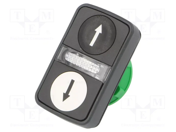 SCHNEIDER ELECTRIC Interruptor Doble Harmony XB5 22mm Blanco/Negro SCHNEIDER ELECTRIC Interruptor Doble Harmony XB5 22mm Blanco/Negro