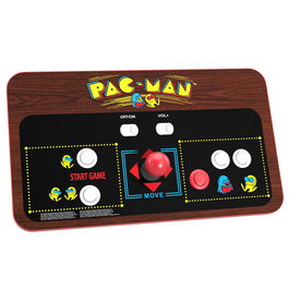 Arcade1Up Couchcades Consola Retro Arcade Micro HDMI con 10 Juegos Incluidos: PAC-MAN, GALAGA, DIG DUG - Mando Inalámbrico con Trackball y Base tipo Puff