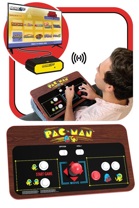 Arcade1Up Couchcades Emulador Consola Retro con 10 Juegos Incluidos como Pac-Man, Galaga y Dig Dug Arcade1Up Couchcades Emulador Consola Retro con 10 Juegos Incluidos como Pac-Man, Galaga y Dig Dug