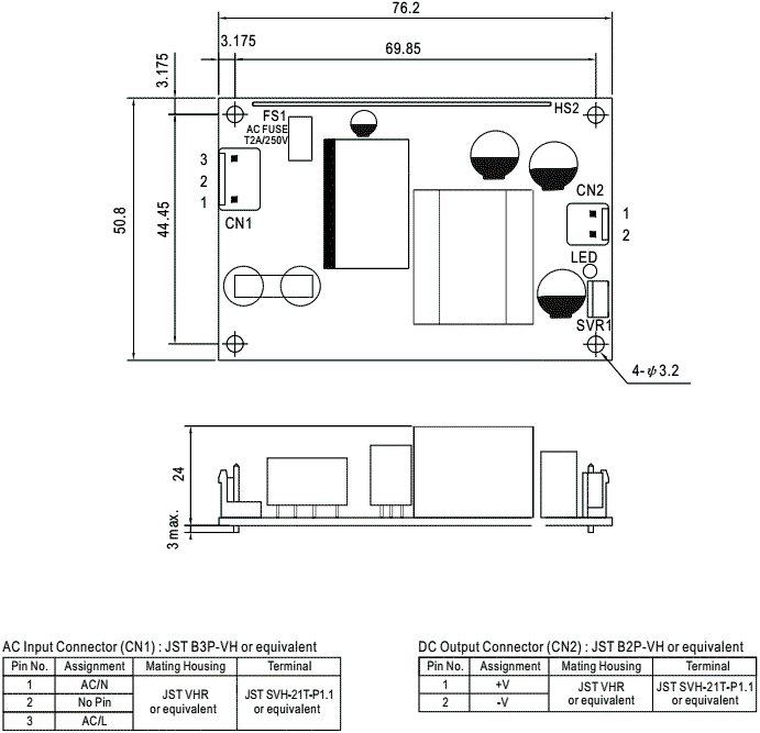 MEAN WELL RPS-30-15 Alimentador de impulso abierto 15VDC 30W MEAN WELL RPS-30-15 Alimentador de impulso abierto 15VDC 30W