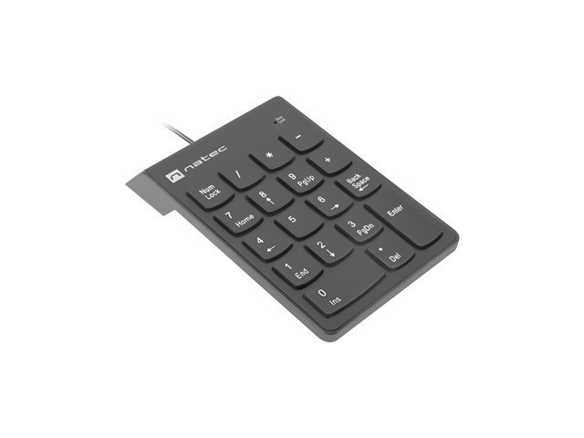 Natec Goby 2 Klawiatura przewodowa numeryczna USB układ polski
