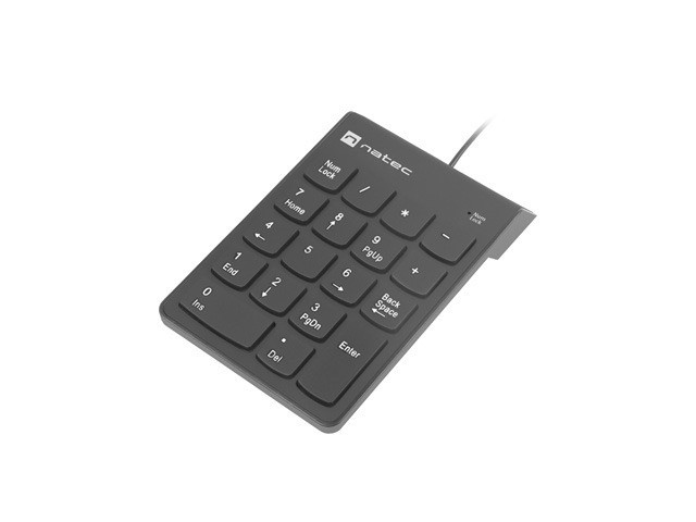 Natec Goby 2 Klawiatura przewodowa numeryczna USB układ polski
