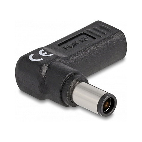 DeLOCK Adaptador para cable de carga de portátil USB Type-C™ hembra a HP 7,4 x 5,0 mm macho 90° DeLOCK Adaptador para cable de carga de portátil USB Type-C™ hembra a HP 7,4 x 5,0 mm macho 90°