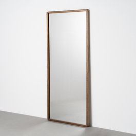 Espejo Marrón Oscuro Madera Paulonia 80 X 3 X 180 cm