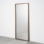 Espejo Marrón Oscuro Madera Paulonia 80 X 3 X 180 cm