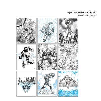 CERDÁ Set de papelería coloreable Vengadores Avengers Marvel