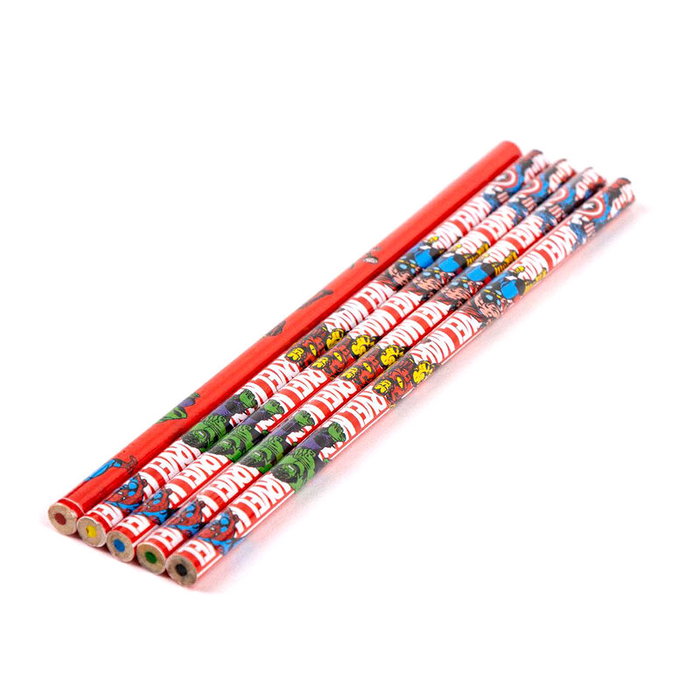 CERDÁ Set Papeleria Coloreable Vengadores Avengers Marvel Contiene Cuaderno A4 A5 Pegatinas Lapices Colores