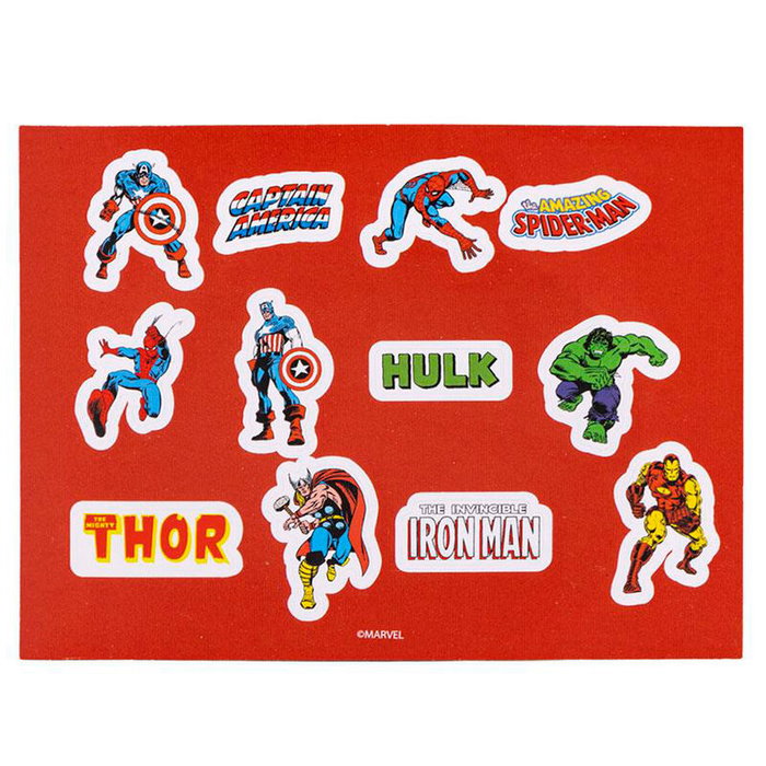 CERDÁ Set Papeleria Coloreable Vengadores Avengers Marvel Contiene Cuaderno A4 A5 Pegatinas Lapices Colores