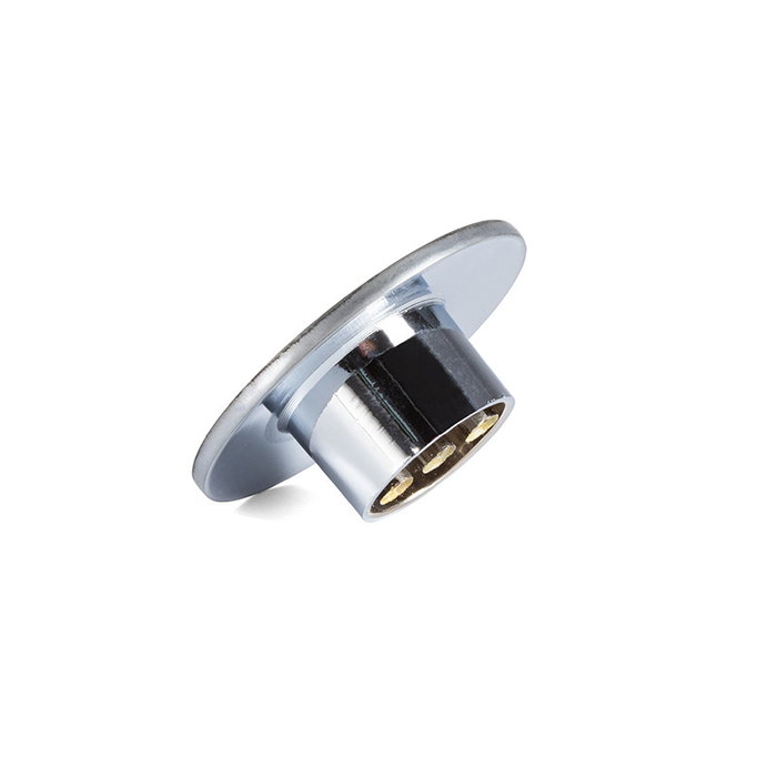 Trentadue Tirador LUNA Zamak Ø60 mm Negro Mate | Cromo, Aluminio RAL | Herrajes Muebles