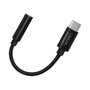 LogiLink Cable de audio USB-C a 3,5 mm TRRS, negro
