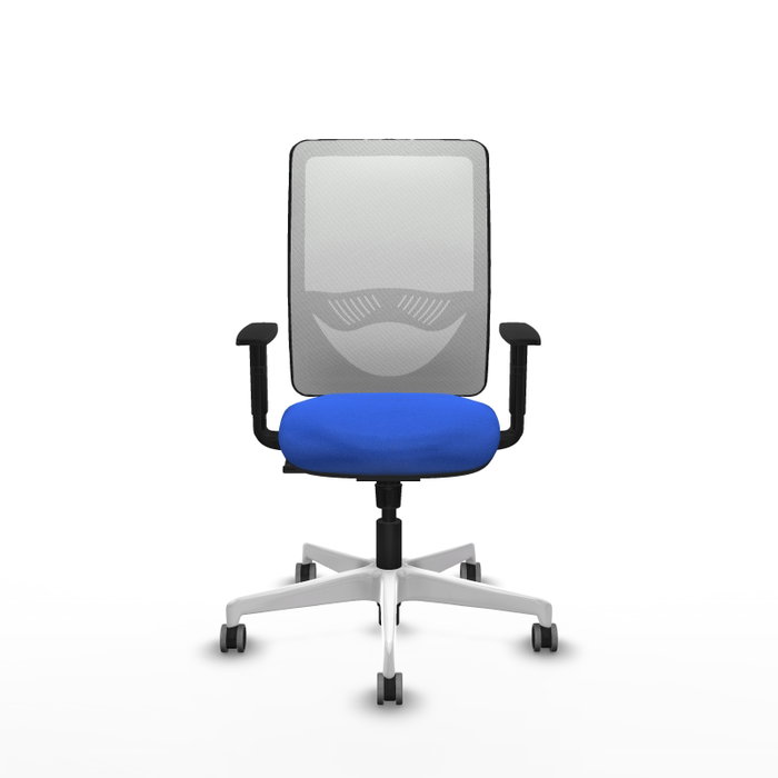 PIQUERAS Y CRESPO Silla de oficina Zulema con mecanismo Sincro, Azul y Blanco PIQUERAS Y CRESPO Silla de oficina Zulema con mecanismo Sincro, Azul y Blanco