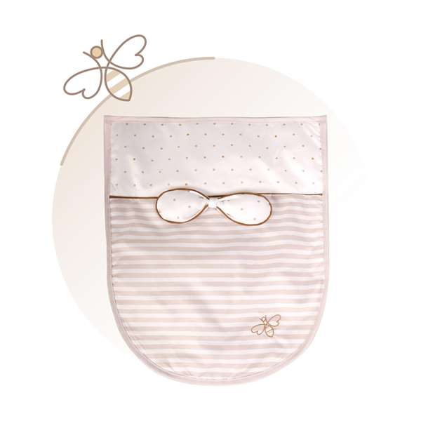 Decuevas Moisés Verona para Muñecas hasta 60 cm, Cuna de Juguete con Estructura de Metal, 37x60x100 cm