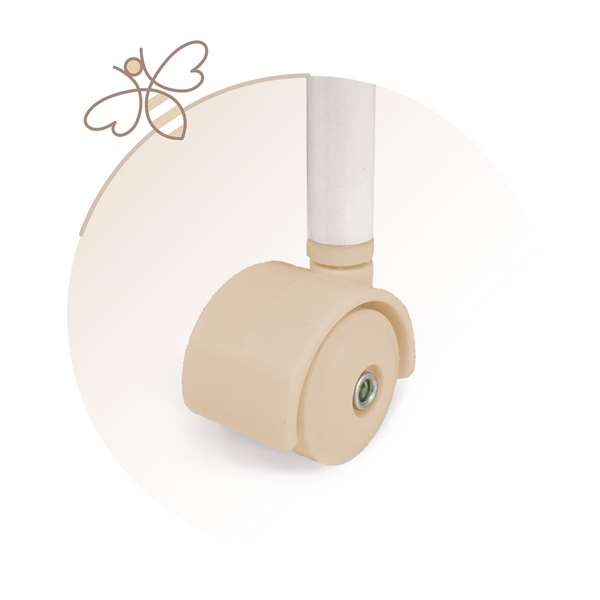 Decuevas Moisés Verona para Muñecas hasta 60 cm, Cuna de Juguete con Estructura de Metal, 37x60x100 cm