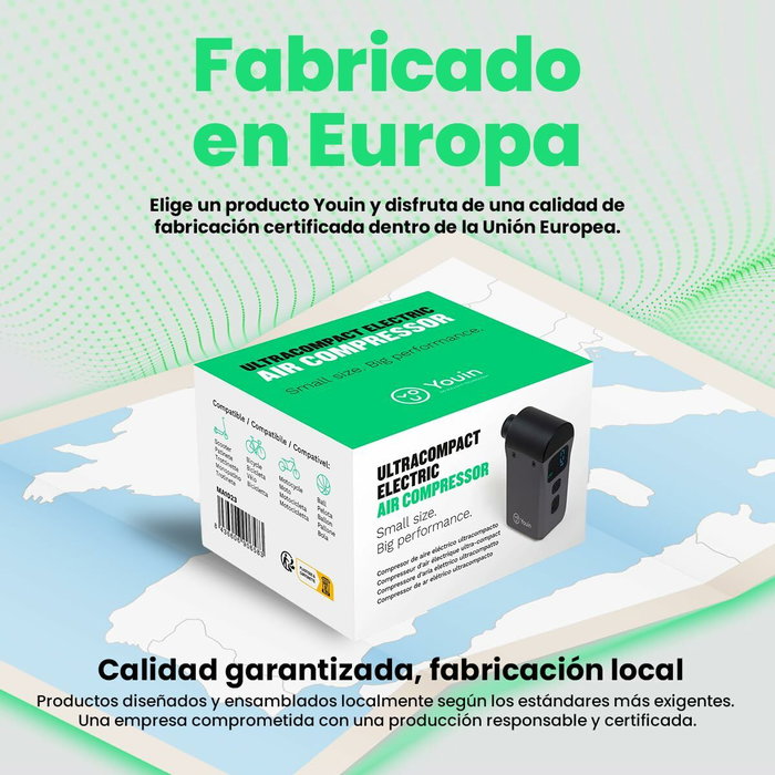 Youin MA1023 Compresor de Aire 15 l/min con Batería
