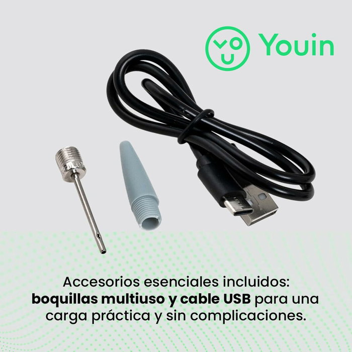 Youin MA1023 Compresor de Aire 15 l/min con Batería