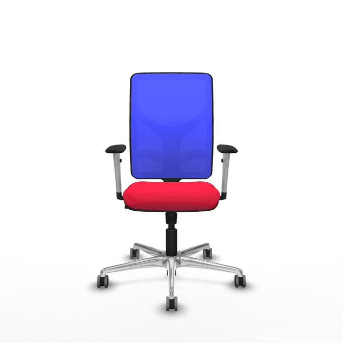 PIQUERAS Y CRESPO Silla de oficina Motilla con mecanismo Sincro, Rojo y Azul PIQUERAS Y CRESPO Silla de oficina Motilla con mecanismo Sincro, Rojo y Azul