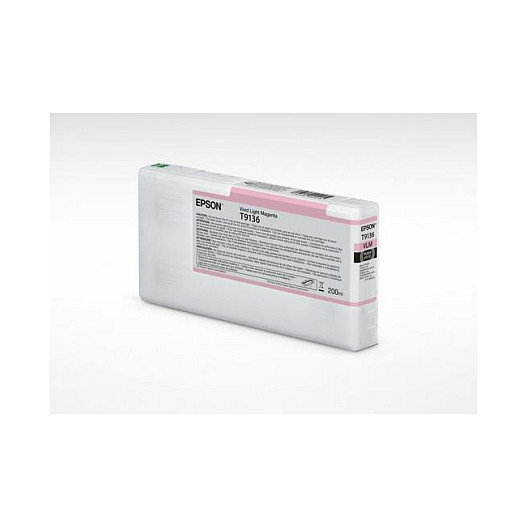 Epson Cartucho de Tinta Vivid Light Magenta T9136 (200 ml)