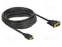 DeLOCK 85656 Cable Adaptador de Video HDMI a DVI Bidireccional 5 m