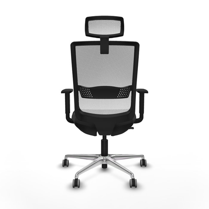PIQUERAS Y CRESPO Silla de oficina Haches con mecanismo Sincro/Traslack Gris oscuro y Blanco PIQUERAS Y CRESPO Silla de oficina Haches con mecanismo Sincro/Traslack Gris oscuro y Blanco