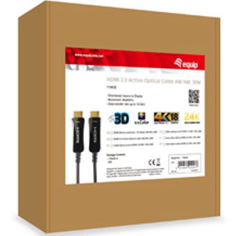 Equip Cable HDMI 2.0 Macho-Macho, 4K@60Hz, 18Gbps, HDR, HDCP 2.2, 3D, HDMI Ethernet Channel