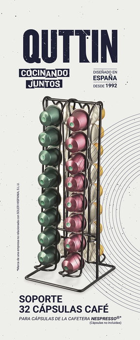 Inde Soporte para 32 Cápsulas de Café Negro (12 Unidades)