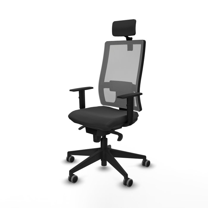 PIQUERAS Y CRESPO Silla de oficina Horna con mecanismo Sincro Gris PIQUERAS Y CRESPO Silla de oficina Horna con mecanismo Sincro Gris