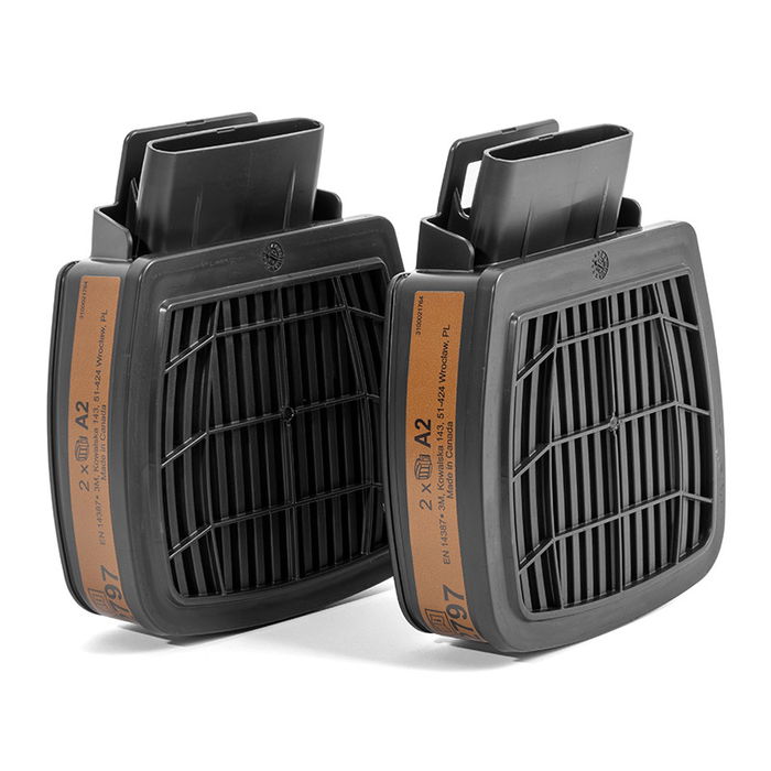 3M Filtro Vapores Organicos D8055 A2 Sistema Secure-Click