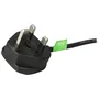 StarTech.com PXT101UK - Cable de Alimentación 1.8m Negro BS 1363 UK a C13 IEC 60320 para PC, 18AWG, 250V 10A