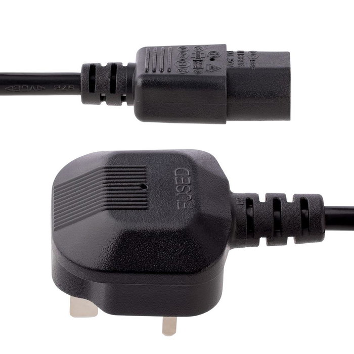 Startech pxt101uk Cable de transmisión Negro C13 Acoplador Startech pxt101uk Cable de transmisión Negro C13 Acoplador