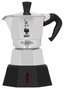 Bialetti Moka Elettrika 2TZ, Cafetera moka eléctrica compacta Plata / Negro