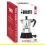 Bialetti Moka Elettrika Cafetera Moka Eléctrica 2 Tazas Passion Red Aluminio Negro