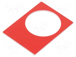 SCHNEIDER ELECTRIC Etiqueta para Casete de Control Negro y Rojo 30x40mm