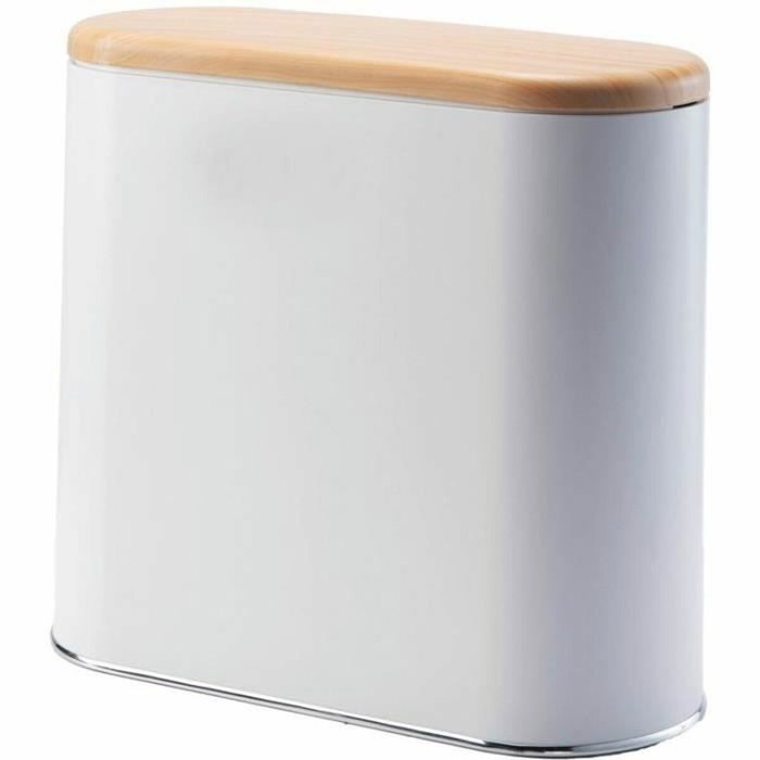 Kitchen Move Papelera de baño con empuje estrecho 10 L Madera Kitchen Move Papelera de baño con empuje estrecho 10 L Madera