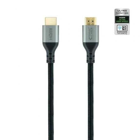 Nanocable Cable HDMI 2.1 Certificado Ultra High Speed Macho-Macho 2 Metros Negro Nanocable Cable HDMI 2.1 Certificado Ultra High Speed Macho-Macho 2 Metros Negro