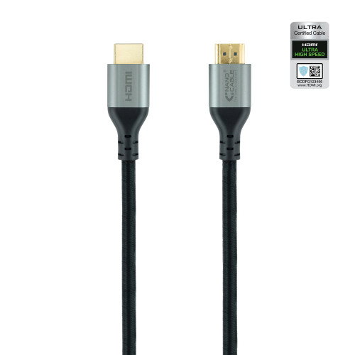 Nanocable Cable HDMI 2.1 Certificado Ultra High Speed, 2 m, Negro Nanocable Cable HDMI 2.1 Certificado Ultra High Speed, 2 m, Negro