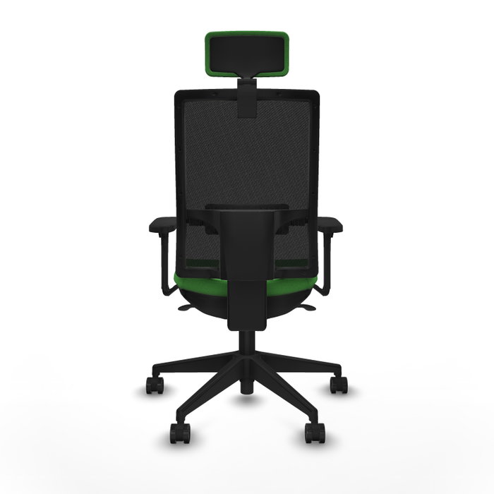 PIQUERAS Y CRESPO Silla de oficina Horna con Mecanismo Sincro Verde y Negro PIQUERAS Y CRESPO Silla de oficina Horna con Mecanismo Sincro Verde y Negro