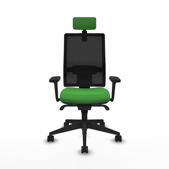 PIQUERAS Y CRESPO Silla de oficina Horna con Mecanismo Sincro Verde y Negro PIQUERAS Y CRESPO Silla de oficina Horna con Mecanismo Sincro Verde y Negro