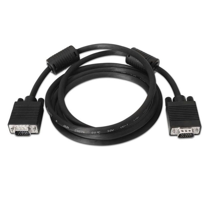 Nanocable Cable SVGA 10.15.0101 VGA Macho a VGA Macho 1m Negro Nanocable Cable SVGA 10.15.0101 VGA Macho a VGA Macho 1m Negro